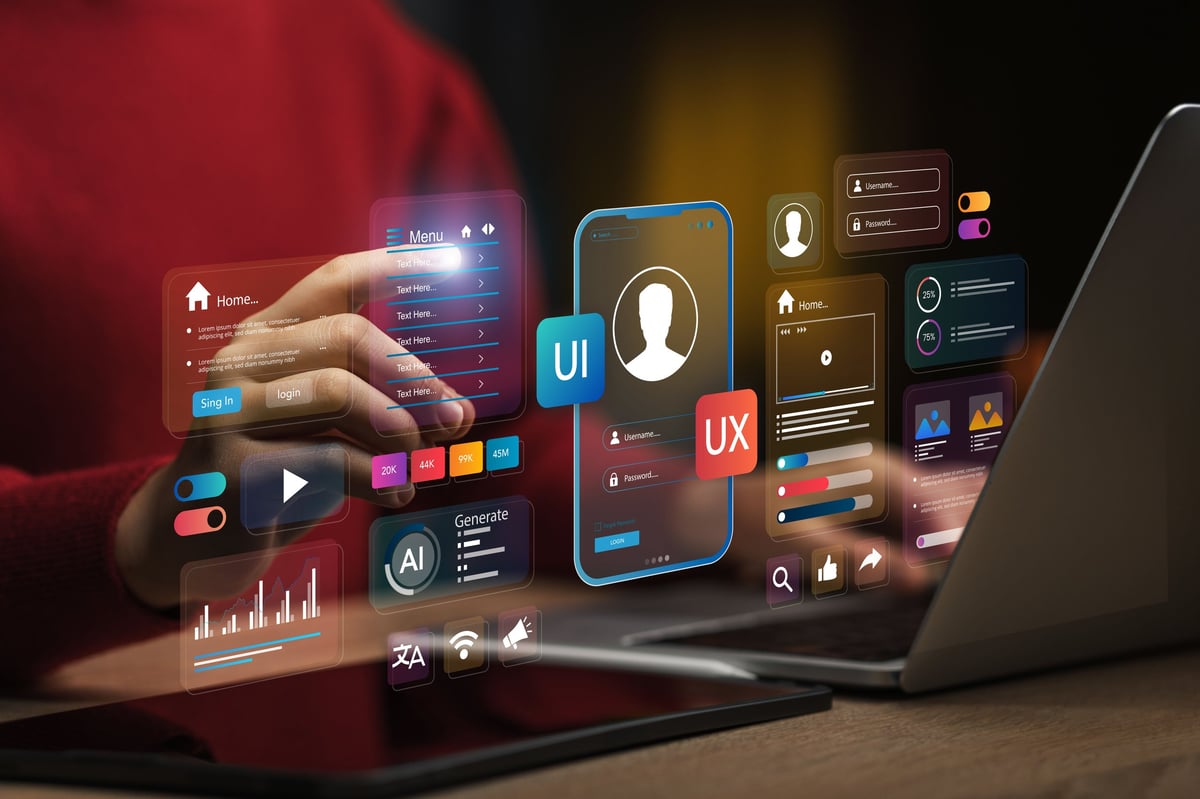 E-commerce platform redesign with modern UI